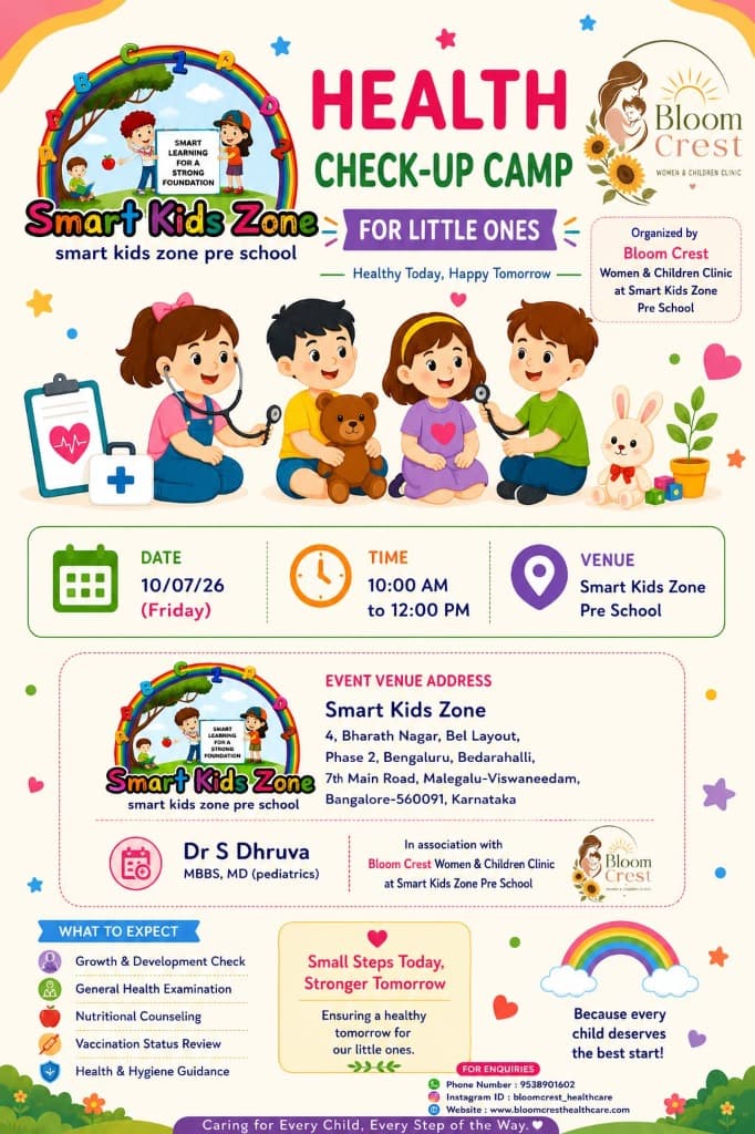 Health Check-Up Camp for Little Ones poster
