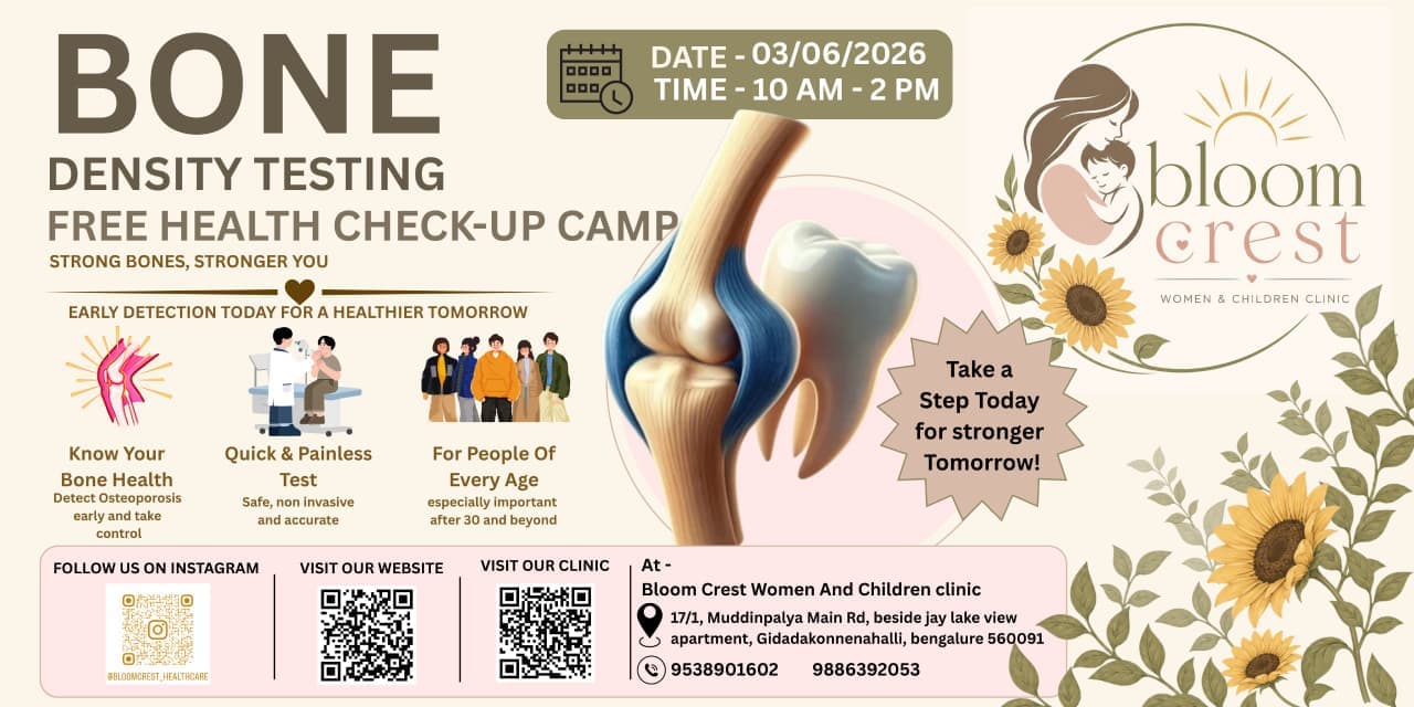 Bone Density Testing Camp poster